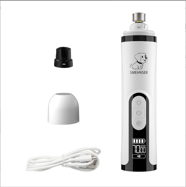 Pet Electric Nail File, Low Noise and Vibration
