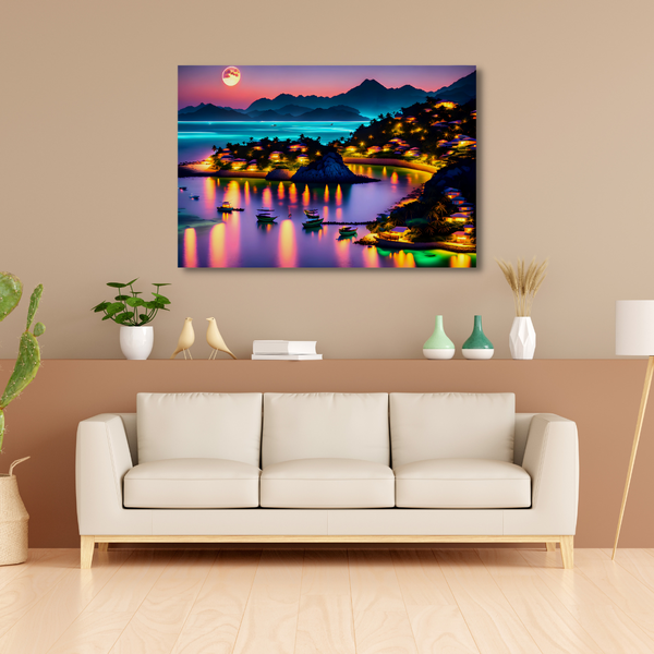 Canvas Wall Art - Fishing Island