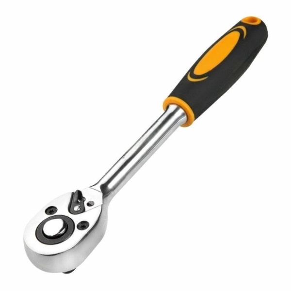 1/2" Ratchet Socket Wrench Heavy-Duty Quick-Release Design Non-Slip Handle