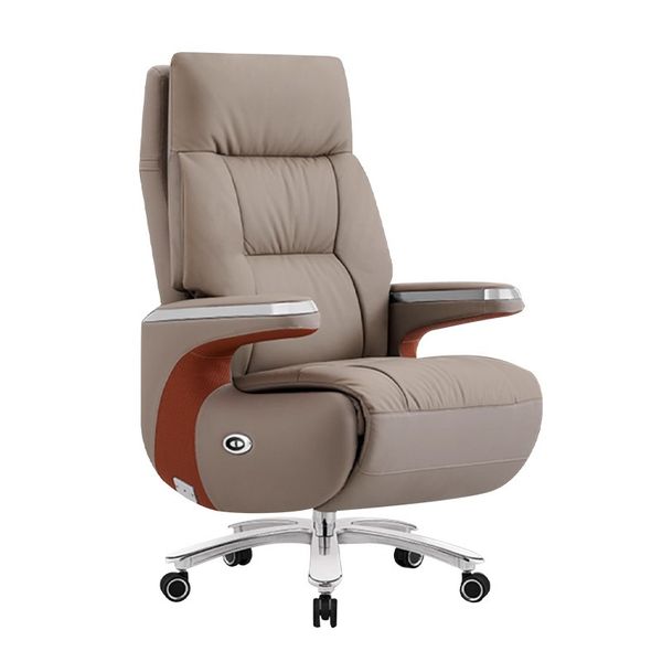 Cream Executive Office Recliner Chair