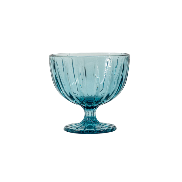 JENNA CLIFFORD - Hand Pressed Ice Cream Bowl Blue Set of 4