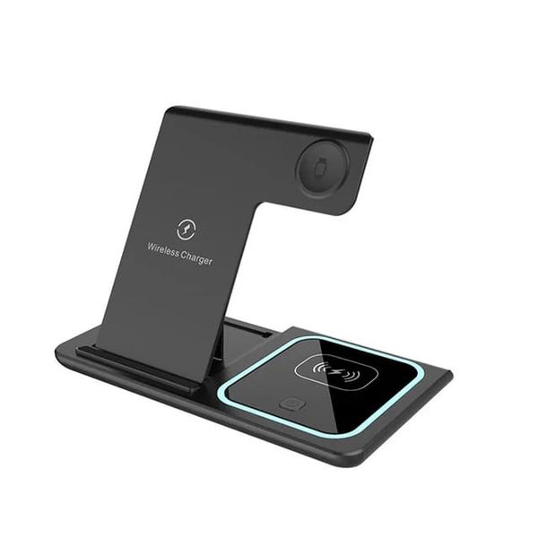 3-in-1 Charger for Mobile Phones, Watches, and Headphones
