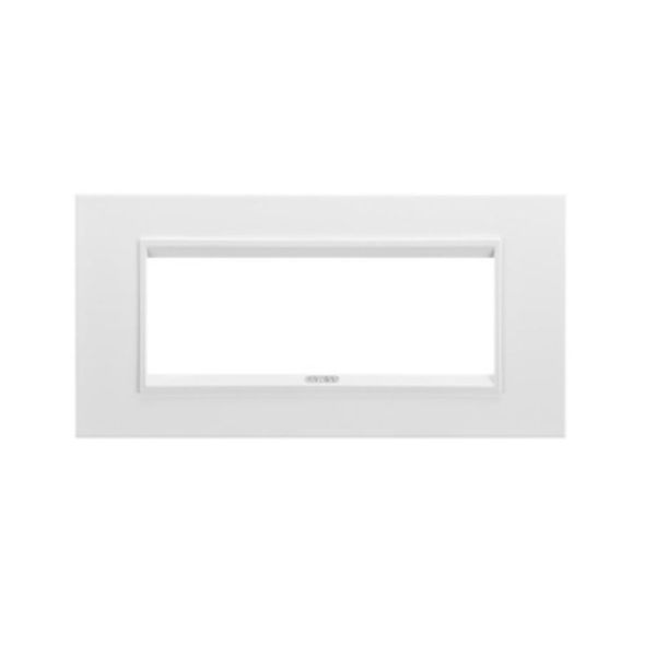 GEWISS - Metal White Monochrome LUX Plate 6P