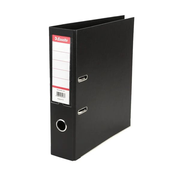Esselte polypropylene lever arch file A4 75mm - Black
