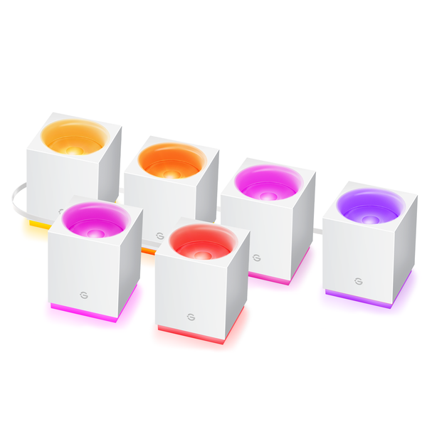 Govee RGBIC Cube Wall Sconces (6 PCS) - Smart Wall Mounted Down/Spot Lights