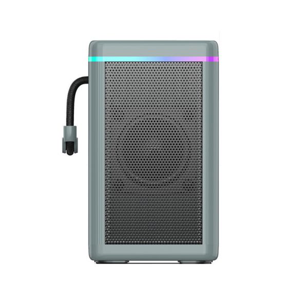 JQS1226 Bluetooth Speaker With Diaphragm, Wireless Loudspeaker - Grey