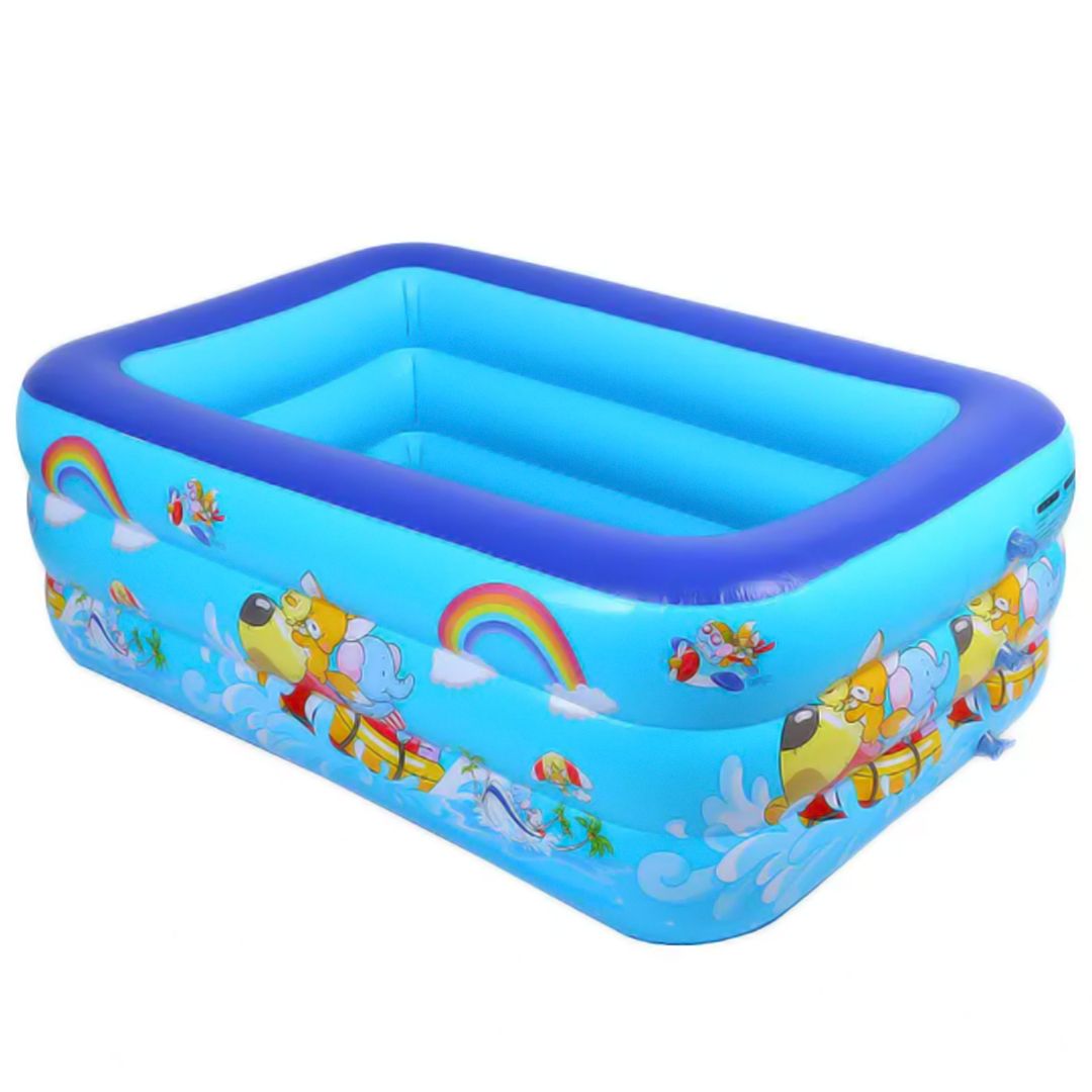 Kids Inflatable Rectangular Swimming Pool Medium Shop Today