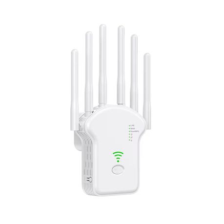 1200Mbps - 6 Antenna WiFi Repeater - 2.4GHz/5GHz Dual Band WiFi Extender-GC Image
