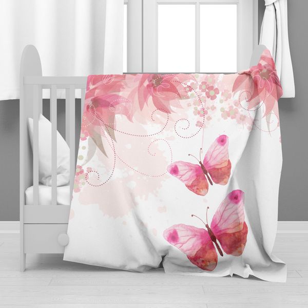 Butterflies Minky Blanket