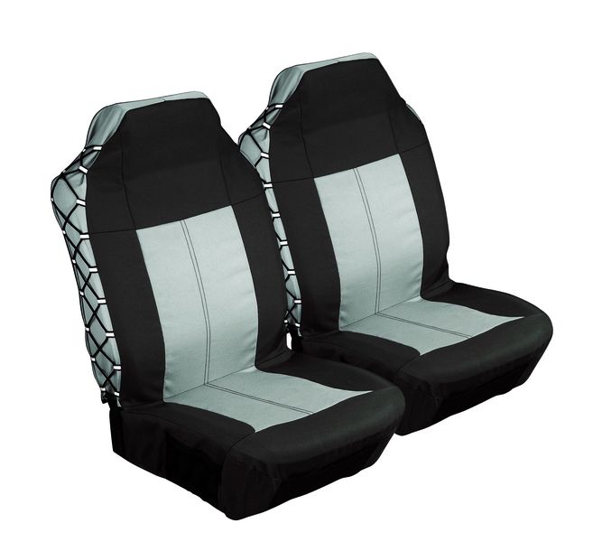 Stingray - Explorer 2Pc Front Car Seat Cover Set - Grey