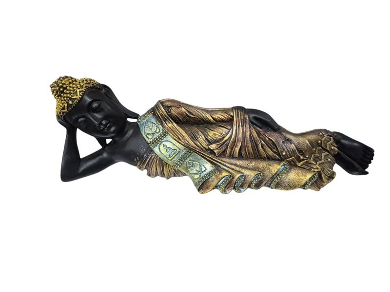 Exquisite 45cm Laying Buddha Statue - A Masterpiece of Tranquility