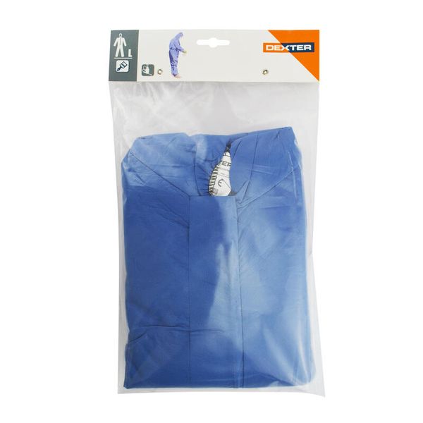 Dexter 1 Piece Disposable Blue Working Suit L