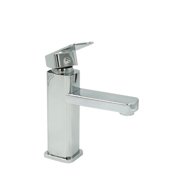 Chrome Bathroom Faucet Single Handle Tall Body
