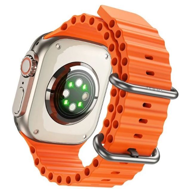 Hoco Y12 Ultra Hoco Sport Watch with Silicone Strap - Orange | Shop ...