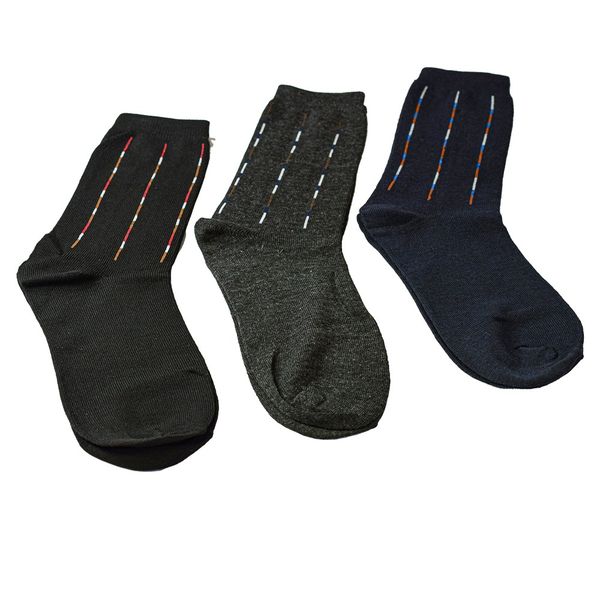 Men's Striped Pattern Designed Fashionable &amp; Comfortable Socks-3 Pairs