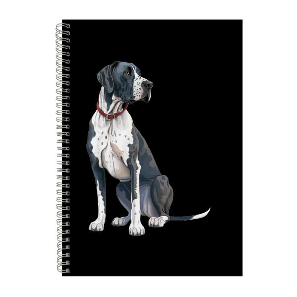 Great Dane A4 Notebook Spiral Lined Trendy Notepad Dog Gift Idea 303