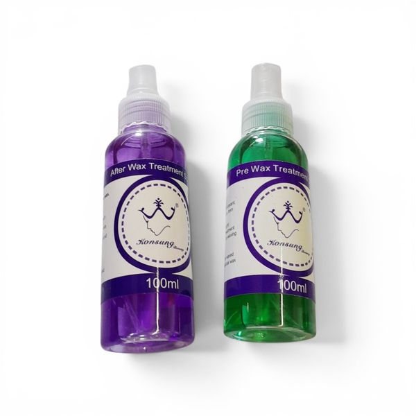 Professional Pre &amp; After Wax Treatment Spray Set 100ml