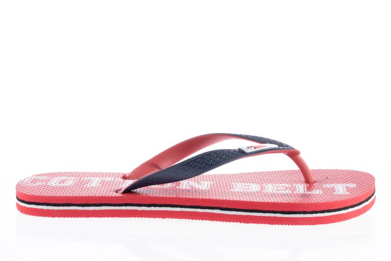 Cotton Belt-Men's Coastal Slop's - Red/Navy