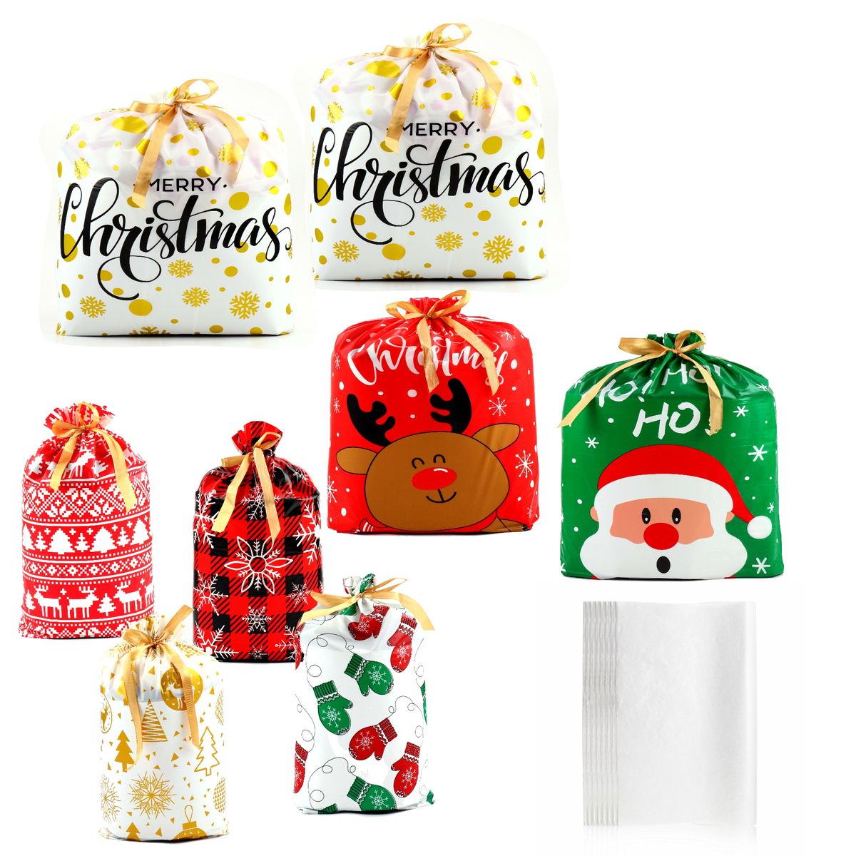 Plastic Christmas Wrapping Gift Bags Buy Online in South Africa