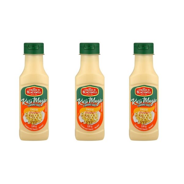 Crosse &amp; Blackwell Kasi Magic Cheese Flavoured Sauce - (3 x 330g)