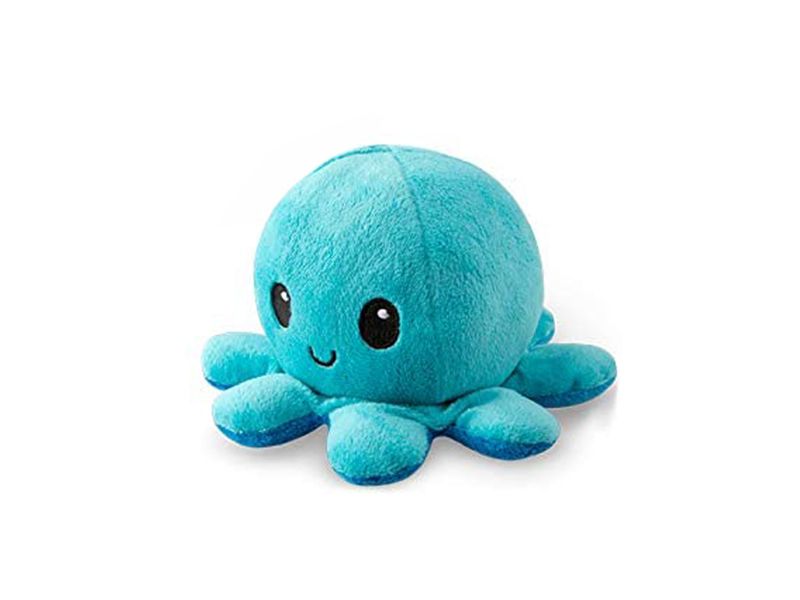 Double-sided Flip Plush Toy Stuffed Kawaii Soft Octopus Doll