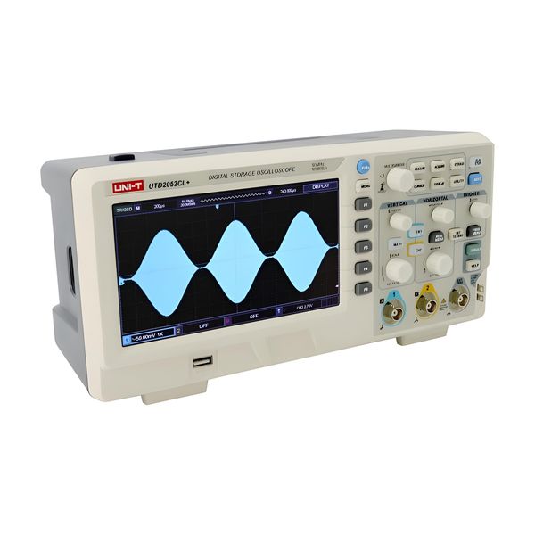 UNI-T UTD2052CL+ 50MHz 2-CH Digital Storage Oscilloscope, 7" TFT