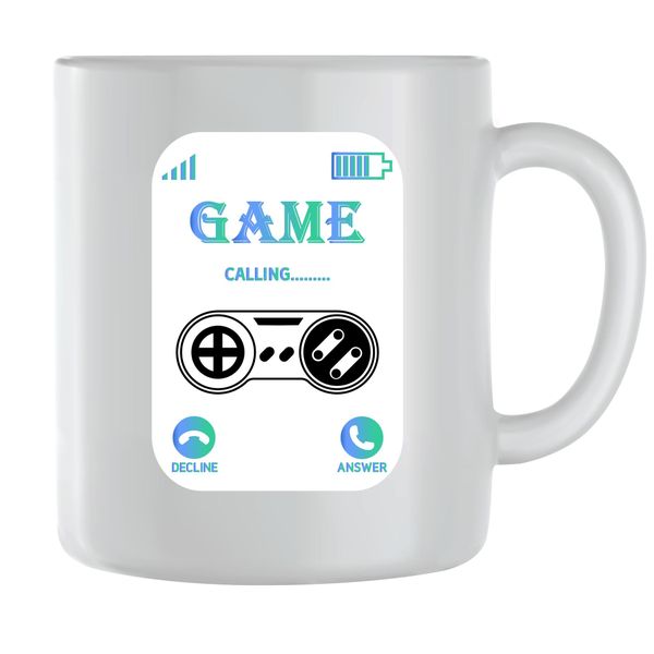 Game Calling Coffee Mugs for Men Women with Gaming Graphic Design Cups 112