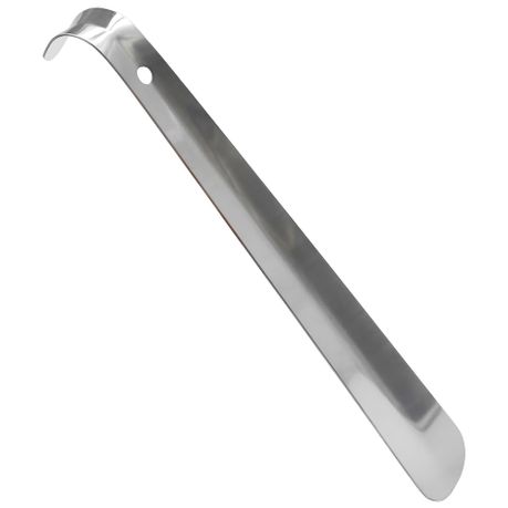 Shoe Horn Elbow Stainless Steel Long Handle Shoes Lifter for Standing Quick Image