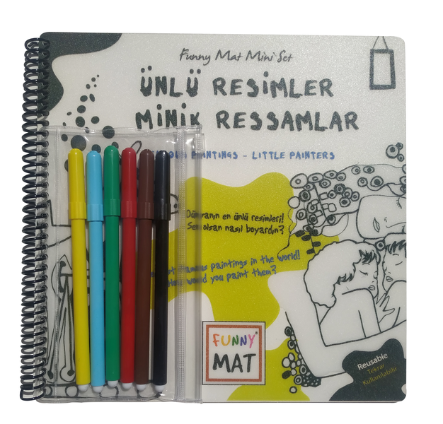 Funny Mat - Mini Set - Famous Paintings- Little Painters