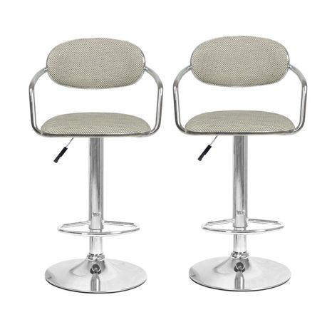 Bamboo Rattan Bar Stools Set of 2 Beige Colour Shop Today