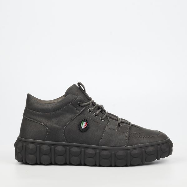 Mazerata Pigale 1 Men Faux Nubuck Ankle Boots - Black