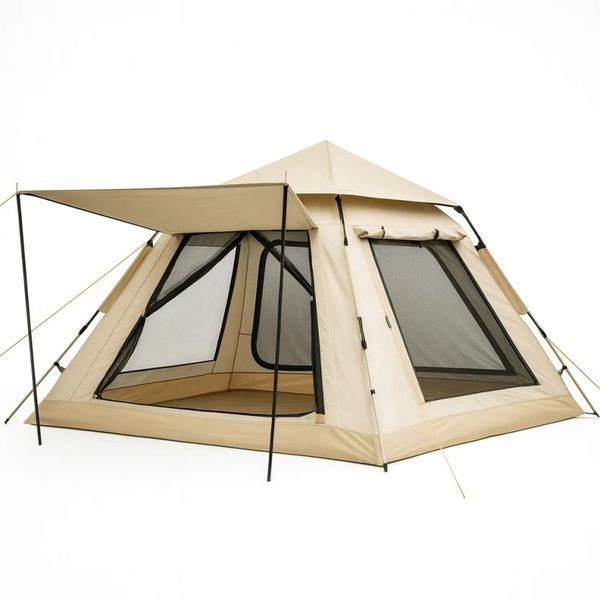 4-Person Pop-Up Screen Tent - Waterproof Outdoor Shelter - 2082