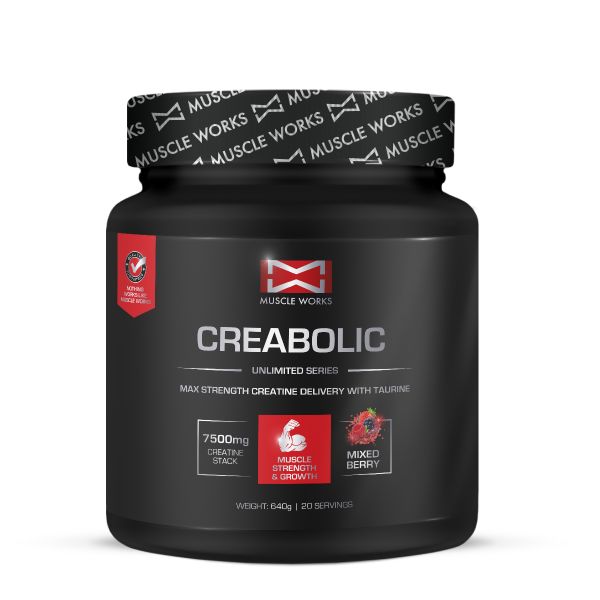 Muscle Works Creabolic 640g Mixed Berry