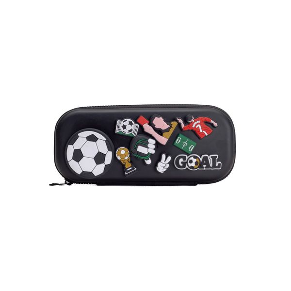 Appliqued Soccer Pencil Case
