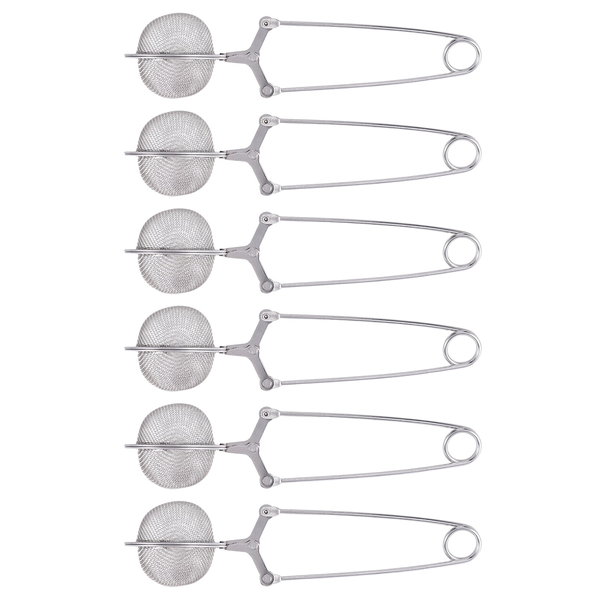 Tea Infuser Loose Leaf Tea Snap Ball Tea Strainer Spoon 6Piece
