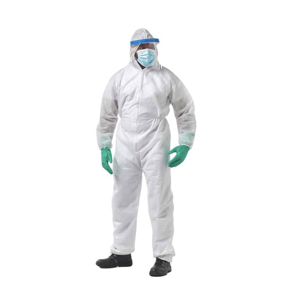 2 Pack Dromex Disposable Coverall 50gsm - Hooded Protective PPE Suits