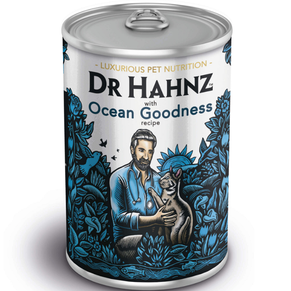 Dr Hahnz Cat Wet Food Ocean Goodness (12 cans x 415g)