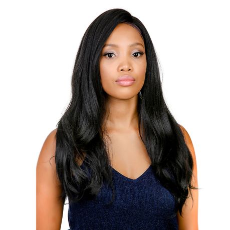 Magic Fake Scalp Closure Body Wvy Synthetic Hair Lace Front Wig