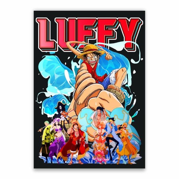 Luffy Collage Poster - A1