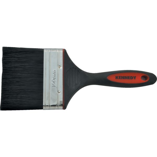 Flat Paint Brush Synthetic Bristle 4inch