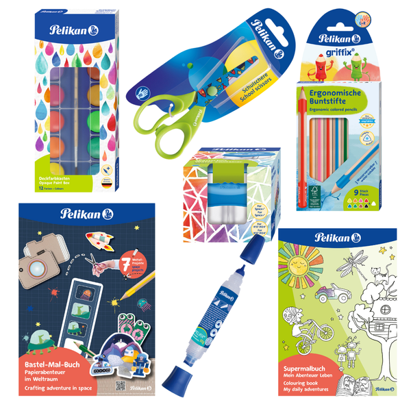 Pelikan Holiday Craft Pack for Boys, Age 5-10, Complete Creative Art Set