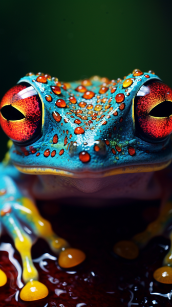 Canvas Wall Art - Frog Creative Art - MT0208