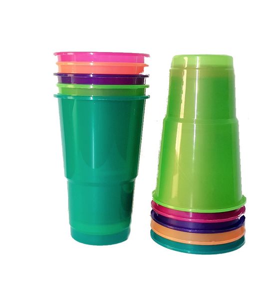 Re-Usable Plastic Tumbler Set of 10 (350ml)