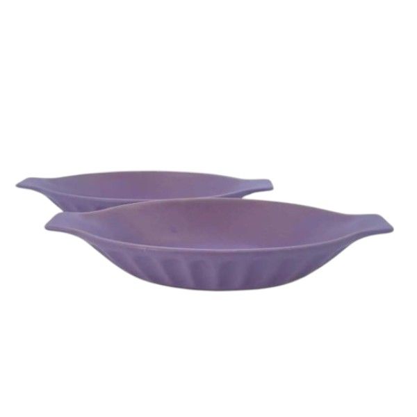 Danny Home Banana Boat Shaped Serving Bowls - Set of 2