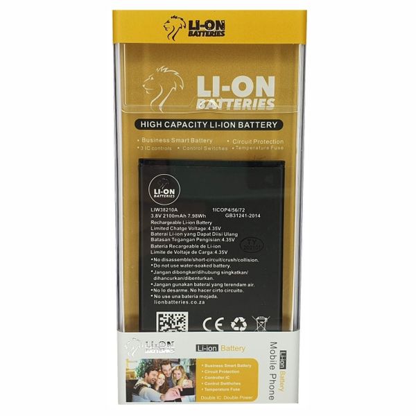 Lion Battery for Hisense U965 LIW38210A - 2100mAh - High Capacity Cell