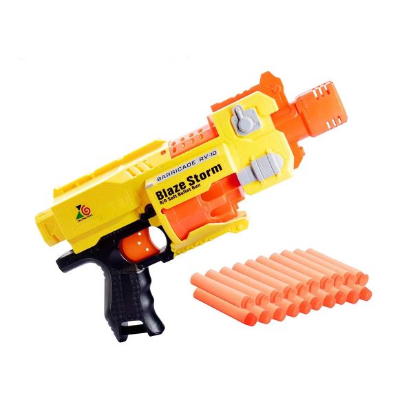 Blaze Storm Battery Operated Soft Bullet Gun with Set of 20 Bullet