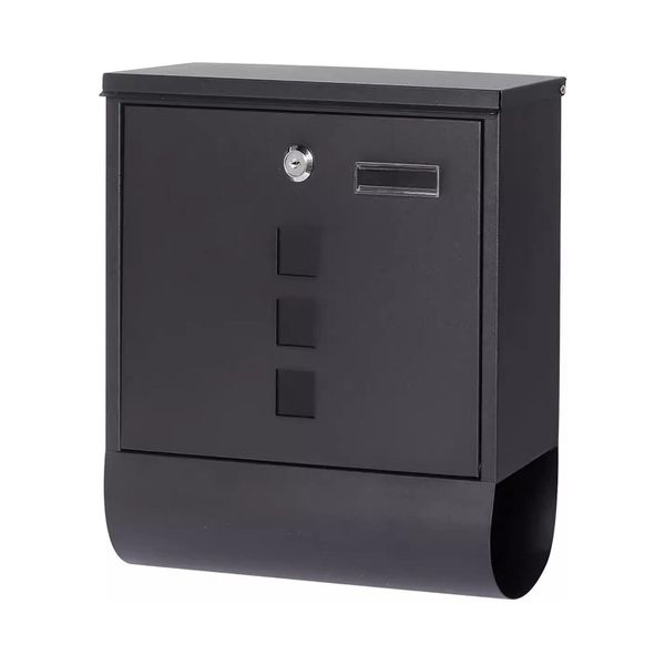 Letter Box,Metal Wall-mounted Mailbox,Large Capacity Locked Delivery box