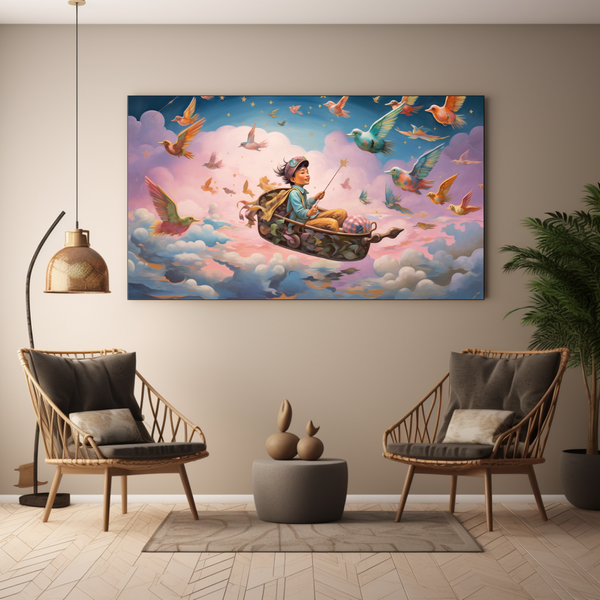 Canvas Wall Art - Flight of Fancy - BK0141