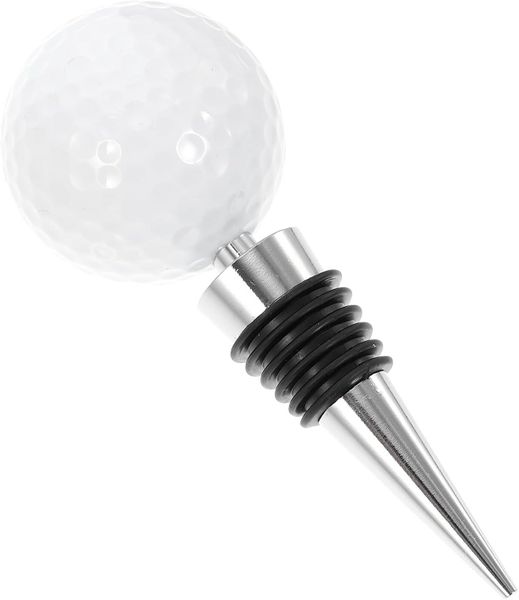 Alloy Golf Ball Wine Stopper Leak-proof Plug Wedding Party
