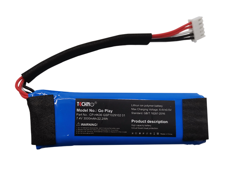 Techno 3000mAh Replacement Battery for Harman/Kardon Go Play